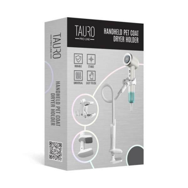 TAURO PRO LINE – Föhnhalter für Handfön oder Fönschlauch – verstellbar & drehbar
